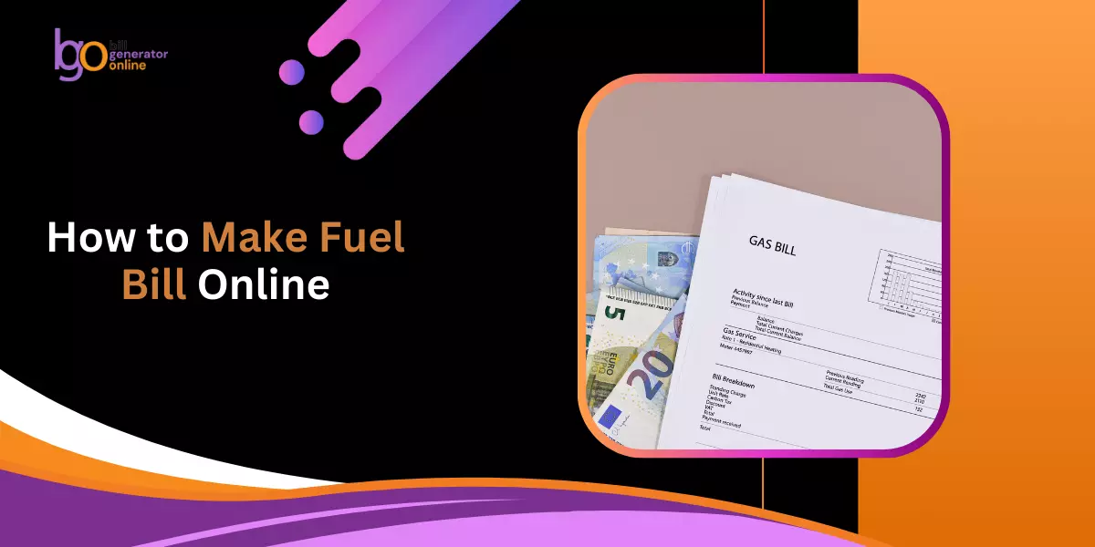 How to Make Fuel Bill Online