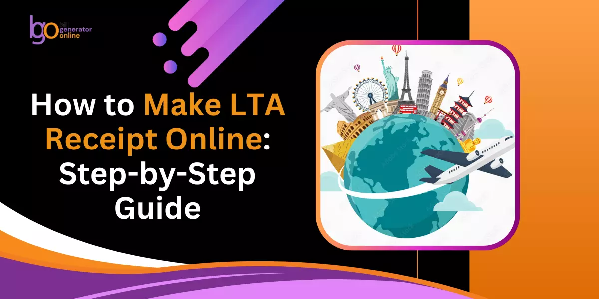 How to Make LTA Receipt Online