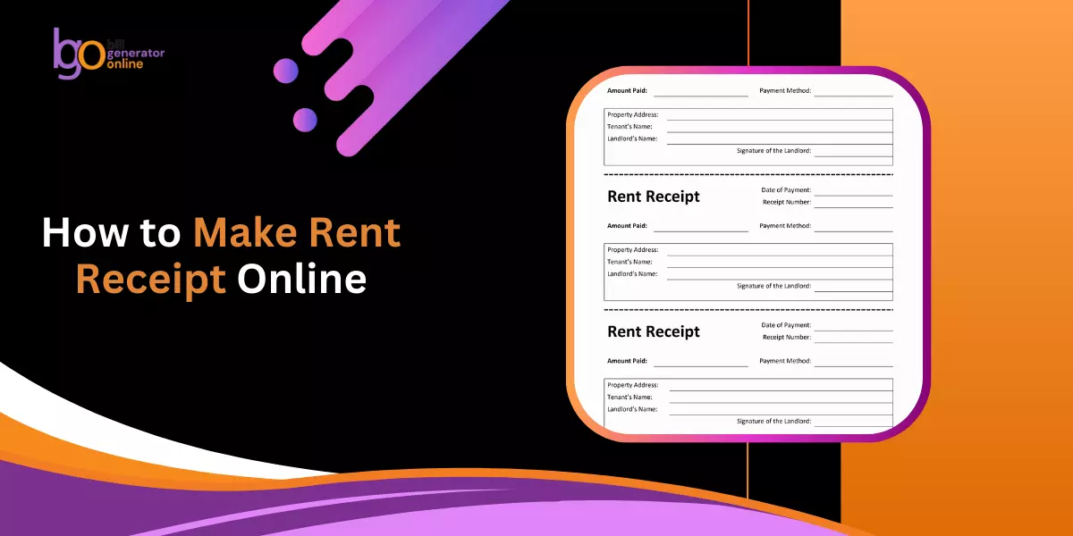 How to Make Rent Receipt Online