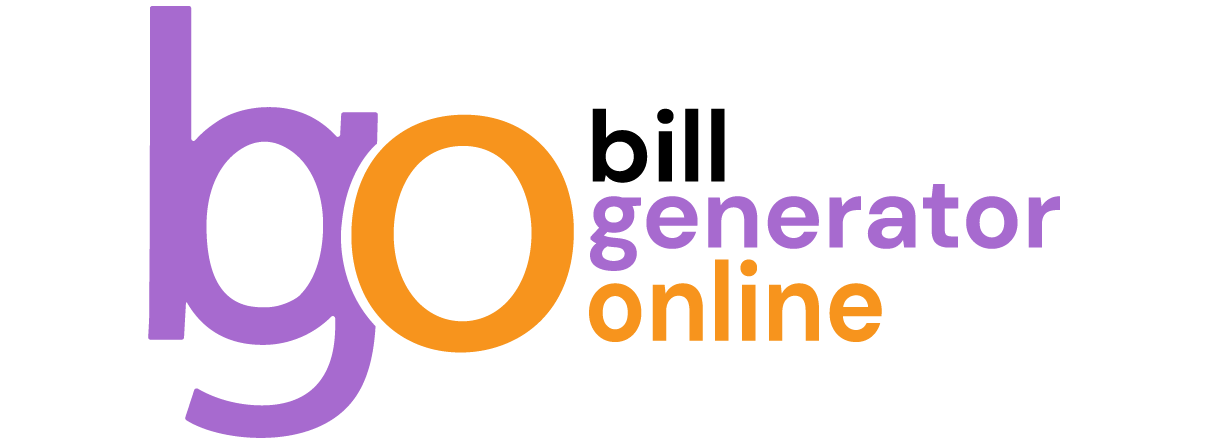 Bill Generator Online